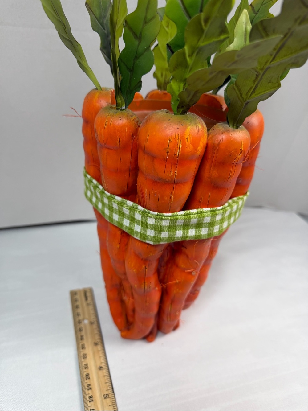 Carrot Candle Holder Beautiful Piece See Note - Picture 6 of 12